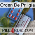 Orden De Priligía 36